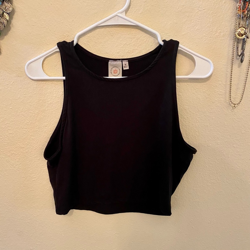 Black crop top